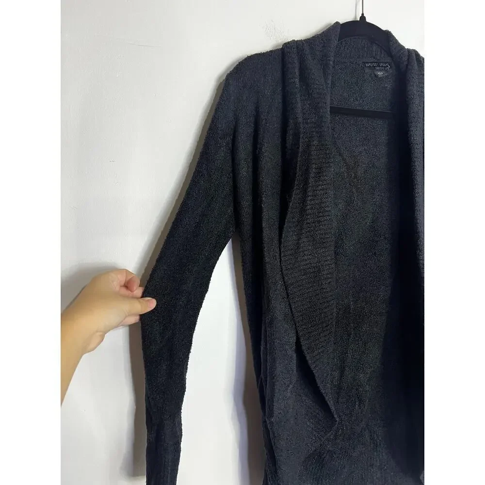 Barefoot Dreams Cozy Chic Lite Circle Cardigan Sweater Black Size Xs/SMSRP $125 - Picture 3 of 5